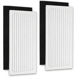 2er-Pack 04383 Ersatz-HEPA-Filter, kompatibel mit Hamilton Beach Luftreinigerfilter 04383, 04384, Teilenummer 990051000 - Lntyq