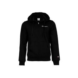 Sweater CHAMPION "Sweatjacke" Gr. M, schwarz, Herren, Obermaterial: 70% Baumwolle CO. 30% Polyester PES., Sweatshirts