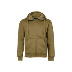 Sweater G-STAR "Sweatjacke Premium core hdd zip sw l\s", Herren, Gr. L, grün (tobacco), Obermaterial: 55% Baumwolle CO. 45% Polyester PES., Sweatshirts