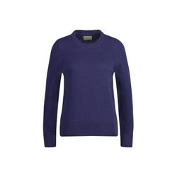 Sweater GANT "Strickpullover CLASSIC COTTON C-NECK", Damen, Gr. L, blau (dusty navy), Obermaterial: 100% Baumwolle CO., Sweatshirts