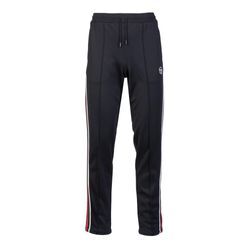 Jogginghose SERGIO TACCHINI "SPENCER VELOUR TRACK PANTS Herren" Gr. L, EURO-Größen, blau (maritime blau), Herren, 80% BAUMWOLLE, 20% POLYESTER, Hosen, Trainingshose Herren, Jogginghose, Retro, Sporthose, Streetwear, Sale