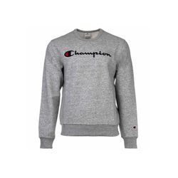 Sweatshirt CHAMPION "Sweatshirt Crewnneck Sweatshirt" Gr. L, grau, Herren, Obermaterial: 70% Baumwolle CO. 30% Polyester PES., Sweatshirts