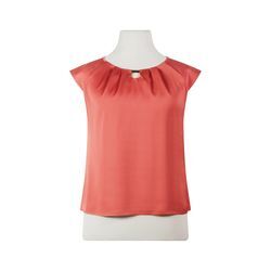 Shirttop, Damen, Gr. 40, rosa (faded rose), Obermaterial: 100% Polyester, HERMANN LANGE COLLECTION, modisch, regular fit, Rundhals, Kurzarm, Tops, mit Detail am Ausschnitt