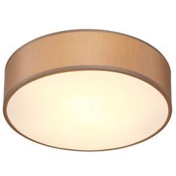 monzana® Deckenlampe Taupe Stoff Ø38cm