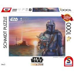 Schmidt Spiele Puzzle Thomas Kinkade Studios: Star Wars The Mandalorian - A New Direction