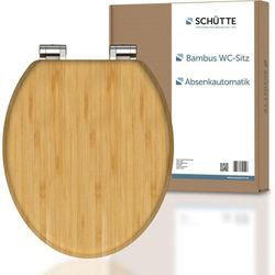 Schütte - WC-Sitz natural bamboo, Bambus, mit Absenkautomatik