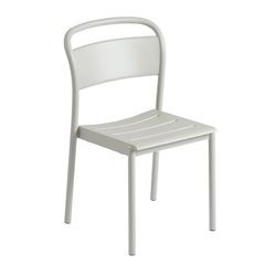 Muuto - Linear Steel Side Chair Outdoor, grau