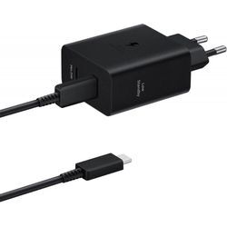 Samsung - USB-C-Adapter 50 W mit Kabel - EP-T5020 - Schwarz