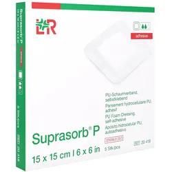 Suprasorb P Pu-schaumv.selbstklebend 15x15cm 5 St