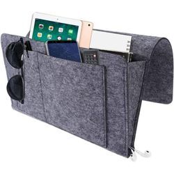 Csparkv - Nachttisch-Organizer, Nachtbett-Aufbewahrungstasche, praktischer Bett-Organizer, Schlafsaal-Bett-Organizer, mit 5 Taschen, zum Verstauen