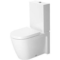 Duravit Starck 2 Stand-Tiefspül-WC-Kombination 2145090000 37x63cm, 4,5 l, aufgesetzten Spülkasten, weiß