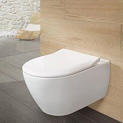 Villeroy und Boch Villeroy & Boch Subway 2.0 & ViConnect Set WC spülrandlos, weiß Ceramicplus, mit WC-Sitz