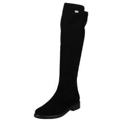 Stiefel REMONTE Gr. 37, Normalschaft, schwarz, Damen, Leder, Textil, Schuhe Reiterstiefel Overknee-Stiefel Reißverschlussstiefel, mit Tex-Ausstattung