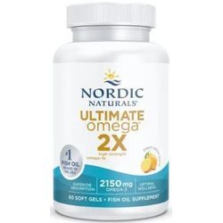 Nordic Naturals, Ultimate Omega 2X, 2150mg Omega-3, lemon, 60 softgels [479,00 EUR pro kg]