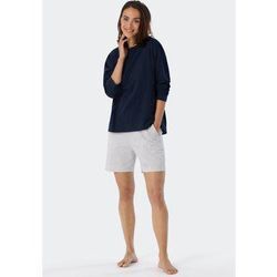 SCHIESSER Shirt langarm dunkeblau - Mix+Relax 34 female