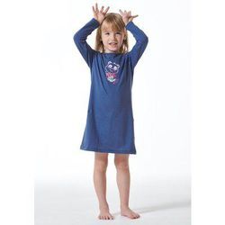 SCHIESSER Nachthemd langarm Organic Cotton Panda blau - Girls World 92 female