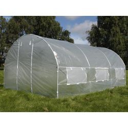 Dancover Foliengewächshaus 3x4,5x2m, 13,5m², Durchsichtig