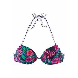 VENICE BEACH Push-Up-Bikini-Top 'Summer' mehrfarbig Gr. 32 Cup A. Mit Bügel