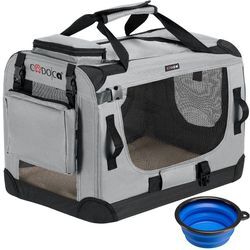 Hundetransportbox Grau S 50x35x35cm