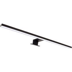 Led Wandleuchte Aluminium IP44 4100 k neutralweiß 1430 lm b: 60 cm Schwarz länglich Modern