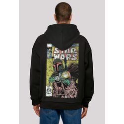 Kapuzenpullover F4NT4STIC "Star Wars Boba Fett Comic" Gr. 4XL, schwarz, Herren, Obermaterial: 100% Baumwolle, Pullover, Print