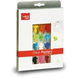 Vacu Vin Glas Marker Party People 12er Set