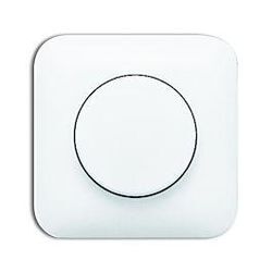 Universal Busch Jaeger Abdeckplatte Drehdimmer 2115 J-212 alpinweiss Busch Reflex SI mit Glimmlampe