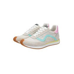 Sneaker JOOP "Sneaker Misto Leone Sneaker xc6" Gr. 38, beige, blau, rosa, Damen, Obermaterial: 75% Rindsleder Leather cow. 25% Textilmaterial TEXMAT. Futter: 100% Textilmaterial TEXMAT. 100% Synthetik synthetic., Schuhe