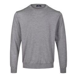 Rundhals-Pullover Peter Hahn grau