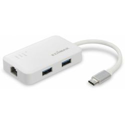 Edimax - usb-c Hub auf 3 Port usb 3.0 + Gigabit Ethernet Anschluss (EU-4308)