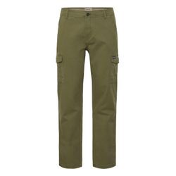 Cargohose BLEND "Cargohose BHEDNAN cargo pants", Herren, Gr. 30, Länge 34, grün (olive night), Web, Obermaterial: 98% Baumwolle CO. 2% Elasthan EL., normal, Hosen