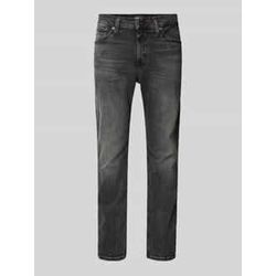 Slim Fit Jeans aus Viskose im 5-Pocket-Design Modell 'RYAN'