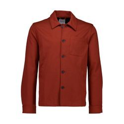 Hemdjacke LINDBERGH "Lindbergh Oberhemd", Herren, Gr. L, orange (terracotta), Oberstoff: 75% Polyester, 22% Viskose, 3% Elasthan; Futter: 95% Polyester, 5% Elasthan, lässig geschnitten, Jacken