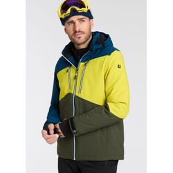 Winterjacke KILLTEC "KSW 306 MN SKI JCKT", Herren, Gr. L, blau (dunkelpetrol), Obermaterial: 100% Polyester, sportlich, Jacken