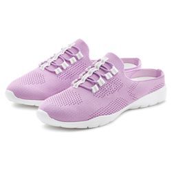 Slip-On Sneaker LASCANA ACTIVE, Damen, Gr. 35, lila (flieder), Obermaterial: 100% Textilmaterial. Futter: 100% Textilmaterial. Decksohle: 100% Textilmaterial. Laufsohle: 100% Synthetik, casual, Schuhe, zum Reinschlüpfen, ultraleicht, Sabot, Clog, Freizeitschuh VEGAN