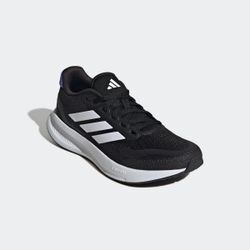 Laufschuh ADIDAS PERFORMANCE "RUNFALCON 5", Gr. 37, cschwarz, ftwwht, cobblu, Textil, Synthetik, sportlich, Schuhe