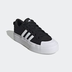 Sneaker ADIDAS SPORTSWEAR "BRAVADA 2.0 PLATFORM", Gr. 37, schwarz-weiß (core schwarz, cloud weiß, core schwarz), Textil, sportlich, Schuhe, Design auf den Spuren des adidas Nizza