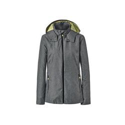 Allwetterjacke - Grau/Meliert - Gr.: S