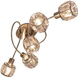 NÄVE LED Deckenleuchte "Josefa", grau (stahlgrau), H: 21cm, Lampen, LED Deckenlampe