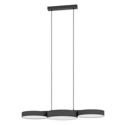 EGLO Hängeleuchte "BARBANO-Z", Hängelampe, ZigBee, App und Sprachsteuerung Alexa, RGB, dimmbar, Lampen, schwarz (schwarz schwarz, weiß)B:30,00cm H:110,00cm L:82,00cm Ø:0,00cm