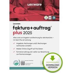 LEXWARE faktura+auftrag plus 2025 Software Vollversion (Download-Link)