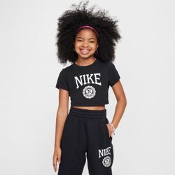 Nike Sportswear Kurz-T-Shirt (Mädchen) - Schwarz