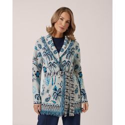 Jacquard-Cardigan Kaschmirblend