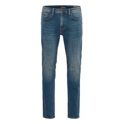 5-Pocket-Jeans BLEND "5-Pocket-Jeans BHJet", Herren, Gr. 30, Länge 34, blau (denim vintageblau, 2024), Jeans, Obermaterial: 91% Baumwolle CO. 7% Polyester PES. 2% Elasthan EL., unifarben, casual, slim fit, Hosen