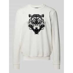 Sweatshirt mit Motiv-Print