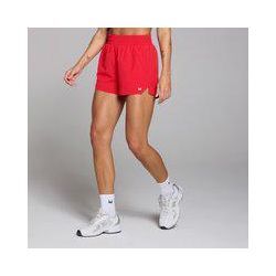 MP Damen Active Gewebte Shorts mit Taschen – Karminrot - L