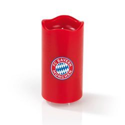 FCB LED-Echtwachskerze Projektor 3V rot mit Logo