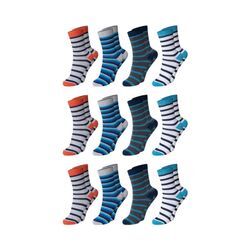 Chili Lifestyle Kindersocken Streifen 12 Paar Mädchen Jungen