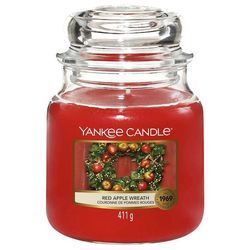 Yankee Candle Raumdüfte Duftkerzen Red Apple Wreath Classic Medium Glass 411 g