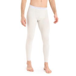 Icebreaker 300 MerinoFine™ Thermo-Leggings - Mann - Ecru Heather - Größe XXL